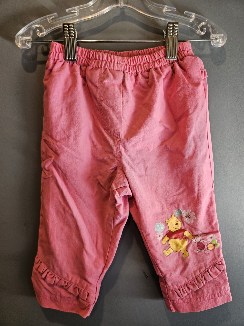 Pink Winnie the Pooh Appliqué Toddler Pants